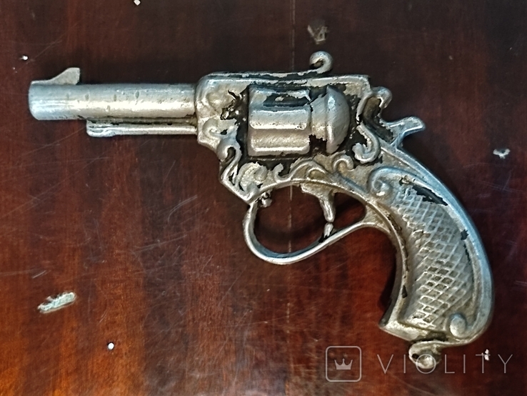 Вінтажна іграшка: револьверний пістолет. СРСР, фото №10