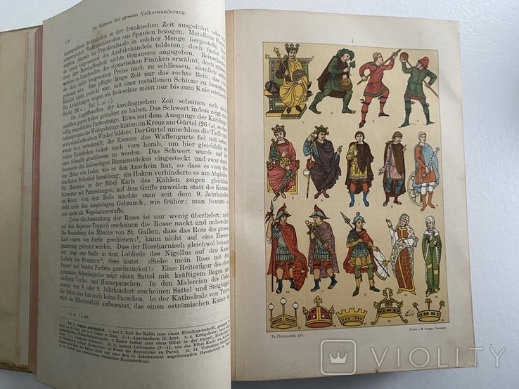 Антикварная книга 1892 г.Руководство по немецкому традиционному костюму, фото №6