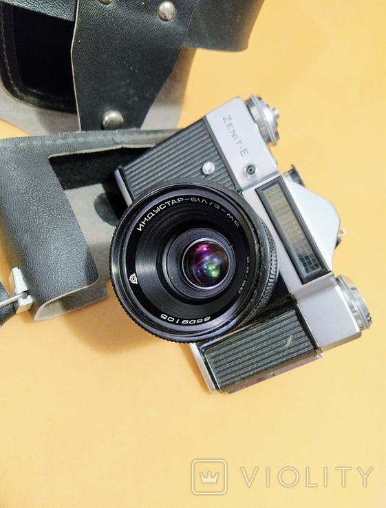 Фотоаппарат Zenit-E объектив Индустар-61Л/3-МС 2,8/50 беспл.дост.возм. фотоаппарат Зенит-Е, фото №3