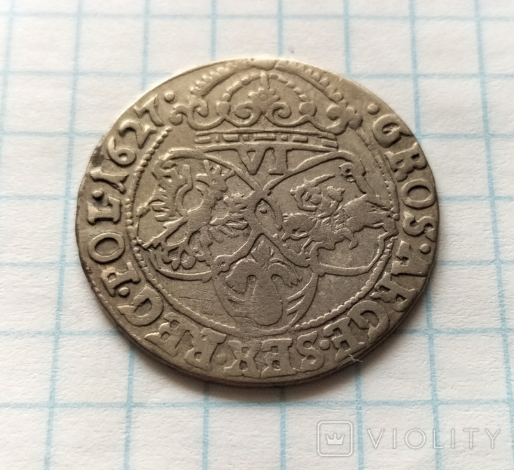 6 грош 1627 року., фото №8