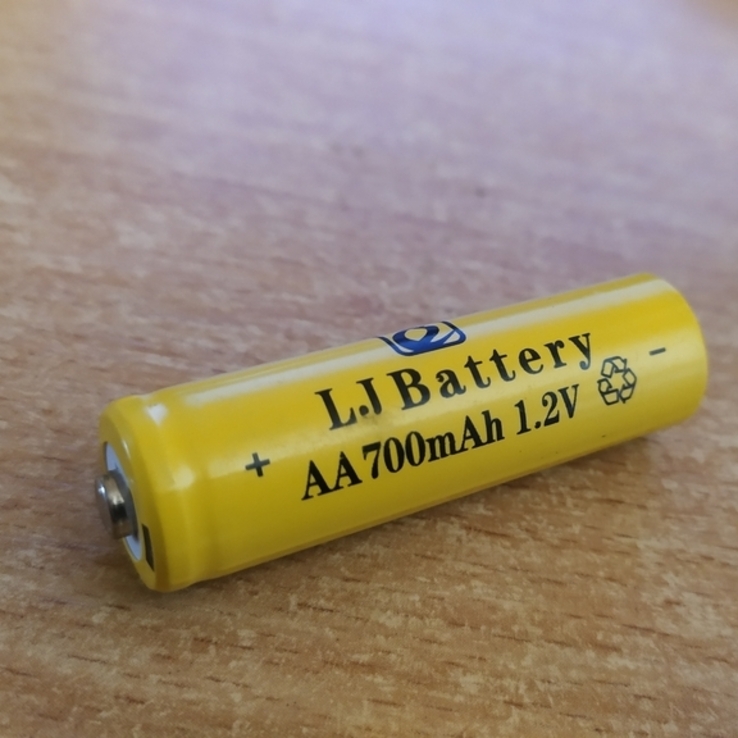 Акумулятор, батарейка пальчик АА 1,2В 700 мАг, фото №2