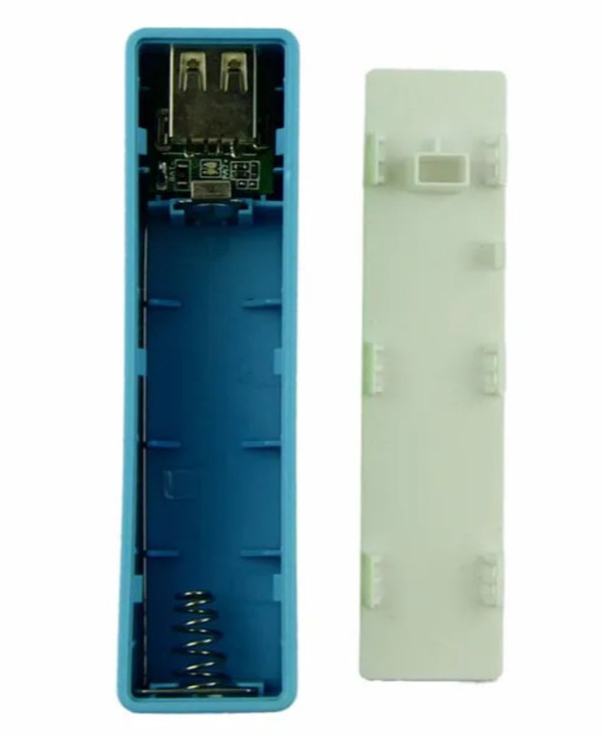 Power bank 1 акумулятор 18650 USB+microUSB 1 А, фото №5