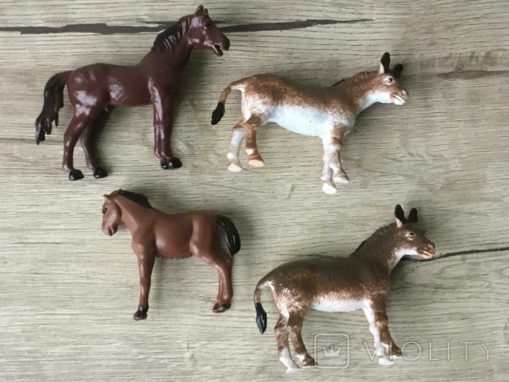 Маленькие фигурки, Лошади, Ослики, Коровы, Свиньи., фото №8