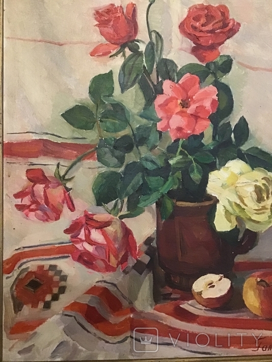 Натюрморт Букет рози , народний художник Галькун Тетяна, фото №3