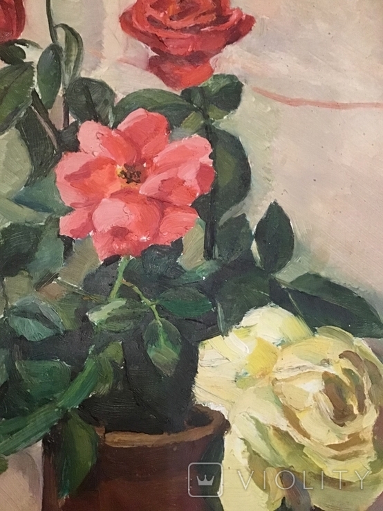 Натюрморт Букет рози , народний художник Галькун Тетяна, фото №6