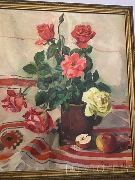 Натюрморт Букет рози , народний художник Галькун Тетяна, фото №7