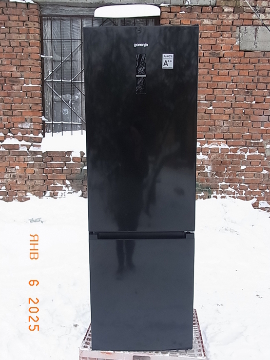 Холодильник Gorenje nov Frost 184х 60 cм Чорний з Німеччини, photo number 2