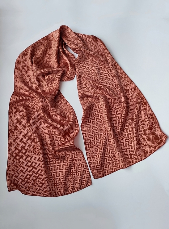 Шовковий палантин хустина шарф шаль в східному королівському стилі., photo number 7