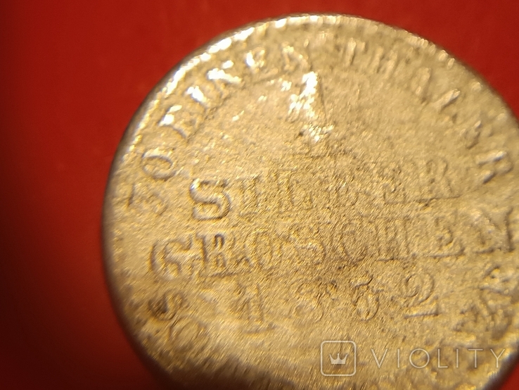 1 срібний грош 1852 Прусія, фото №5