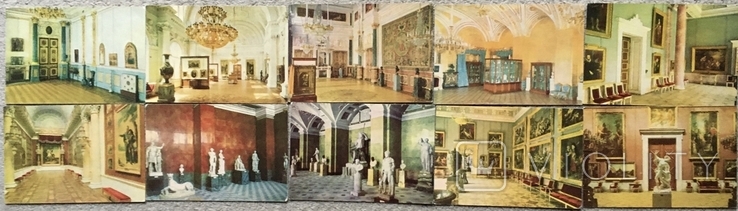 Державний Ермітаж, 14 листівок, 1968, фото №3