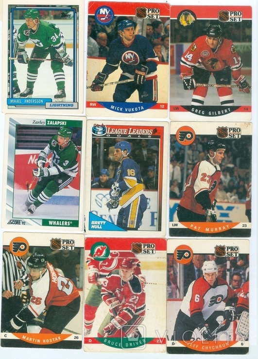 Карточки НХЛ 17 шт., фото №2