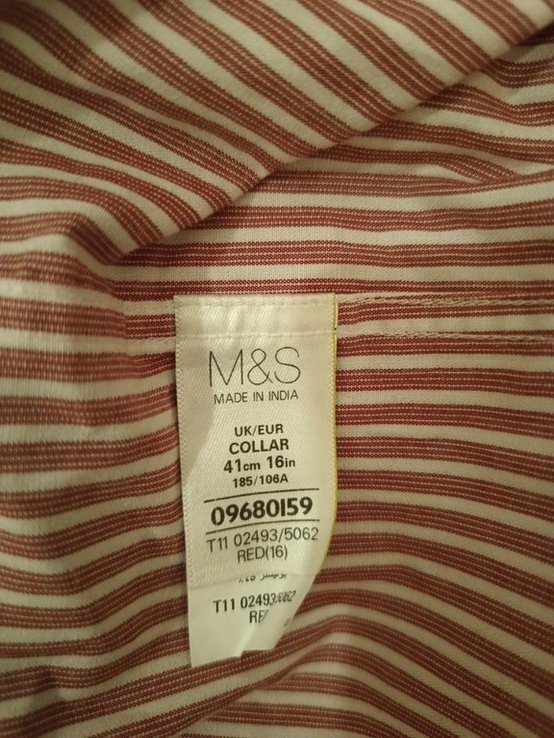 Рубашка мужская M&amp;S р.41(16), фото №4