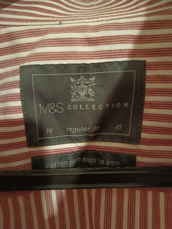 Рубашка мужская M&amp;S р.41(16), photo number 7