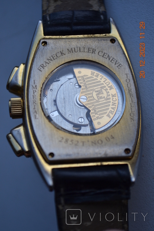 Швейцарские наручные часы Франк Мюллер Женева. Турбійон імператорський 2852Т NO 04. No503 1932, фото №11