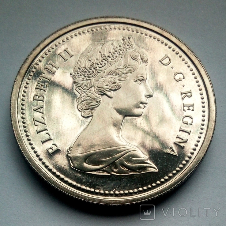 Канада 1 доллар 1975 г., фото №2