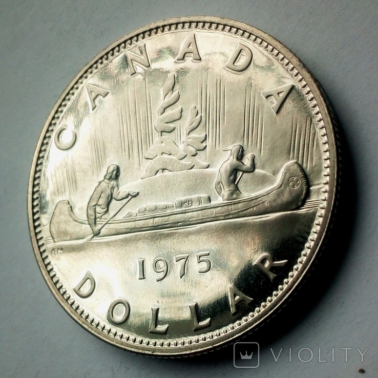Канада 1 доллар 1975 г., фото №7