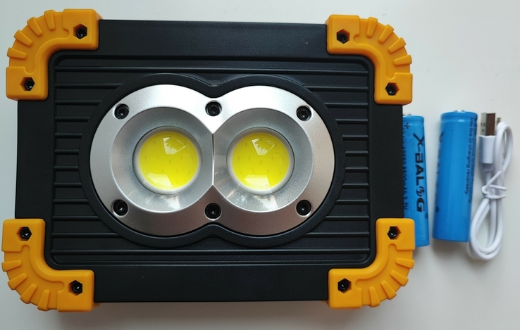 Ліхтар акумуляторний прожектор LL-802 + Power Bank, фото №6