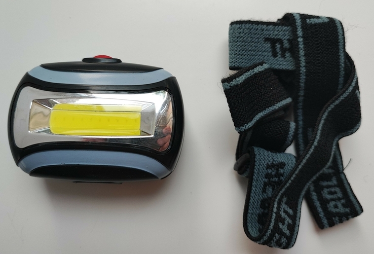 Налобний ліхтарик на батарейках CH-2016 3W, фото №4