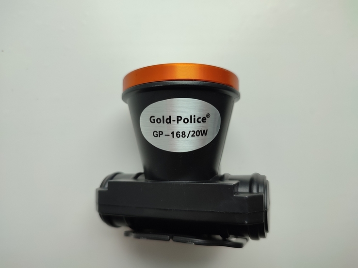 Ліхтарик налобний GP-168 з акумулятором, фото №5