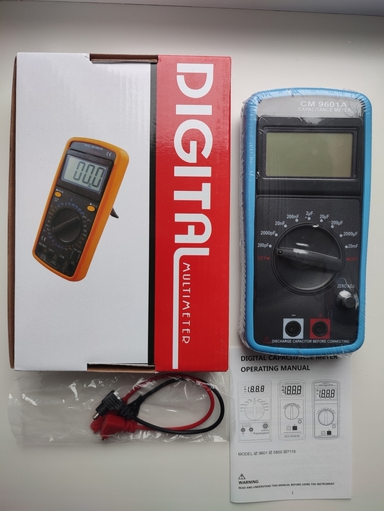 Цифровой мультиметр тестер DT-CM 9601, фото №3