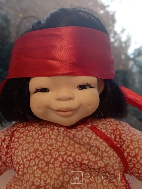 Вінтажна азіатська лялька з посмішкою, фото №10
