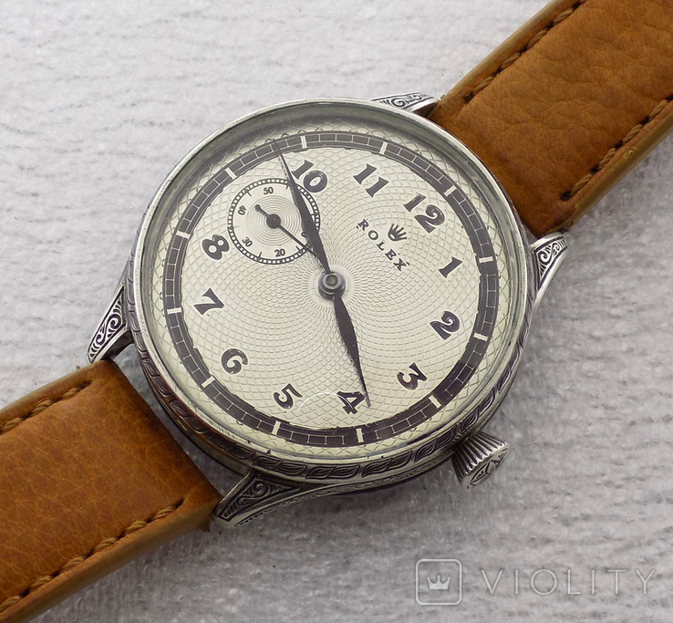 Часы Rolex серебро 800пр №66, фото №6