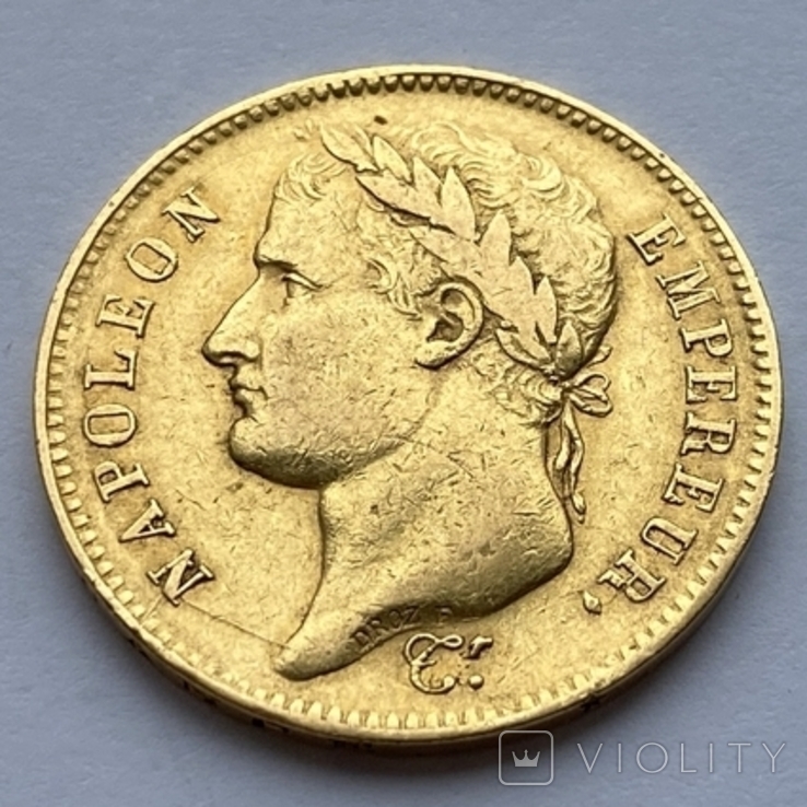 40 франков 1808 г. Франция, фото №2