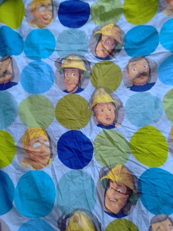 Простирадло на гумці Fireman Sam 200 x 100 см., numer zdjęcia 2