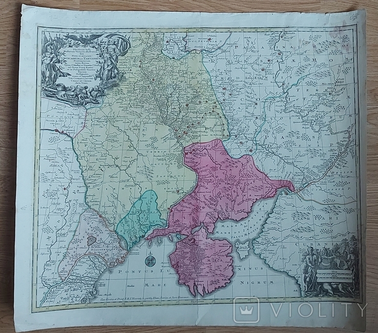 Карта Украины, 18 век, Копия!, фото №2