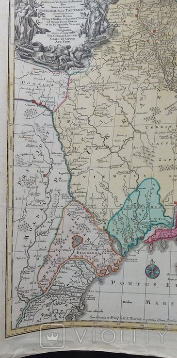 Карта Украины, 18 век, Копия!, фото №9