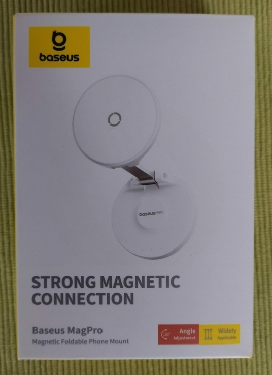 Магнітний MagSafe тримач для телефона Baseus MagPro Mount 180, photo number 2