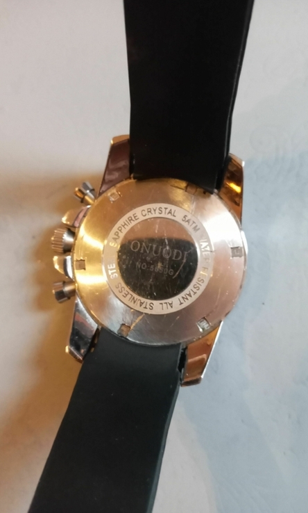 Часы мужские наручные кварцевые ONUODI Saphire No.5650G с тахиметром., фото №4