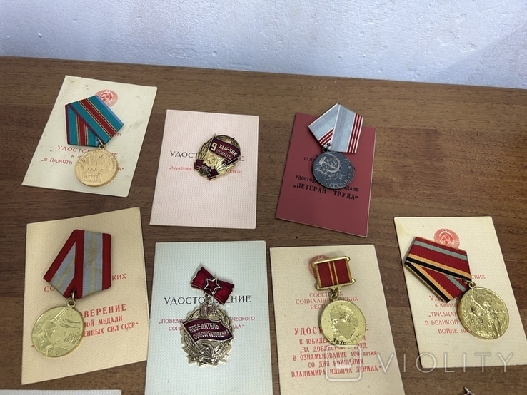 Орден Отечественной Войны 2 Ст. И юбилейные медали с документами на одного человека, фото №3