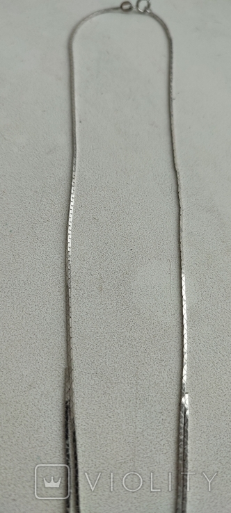 Серебряная цепочка с подвеской., фото №5