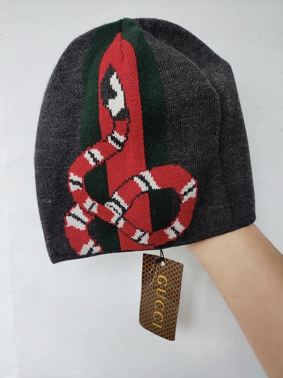 Фирменная брендовая шапка Gucci, оригинал, фото №8