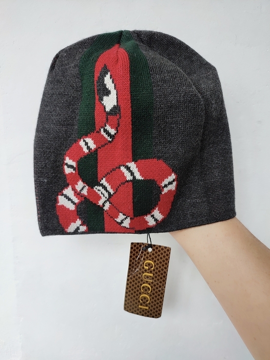 Фирменная брендовая шапка Gucci, оригинал, photo number 9