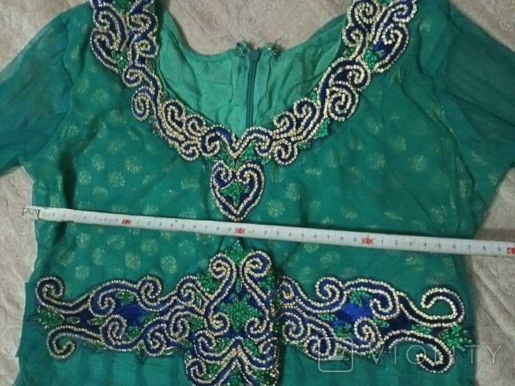 Індійське плаття із камінням, фото №2