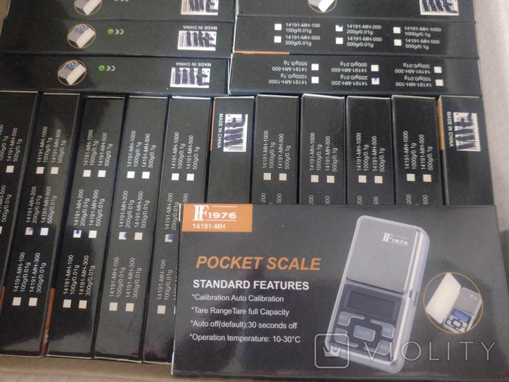 Весы ювелирные карманные POCKET Scale MH-200g с батарейками в комплекте, фото №5