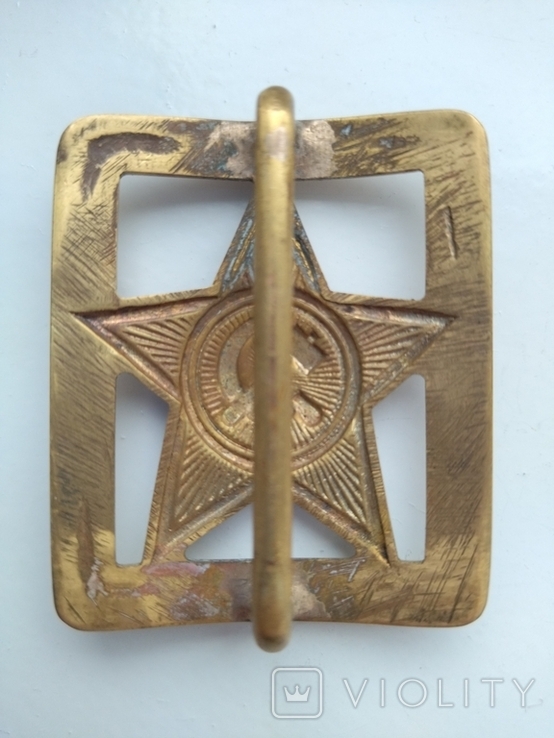 Buckle of the Red Army Harness 1935 Brass, photo number 7