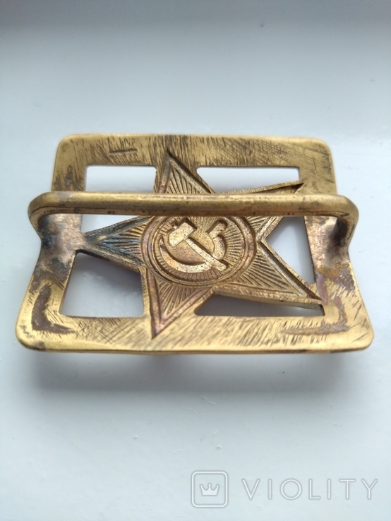 Buckle of the Red Army Harness 1935 Brass, photo number 10