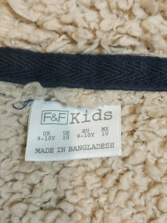 Сорочка-куртка на хутрі F &amp; F на хлопчика 9-10 років, фото №10