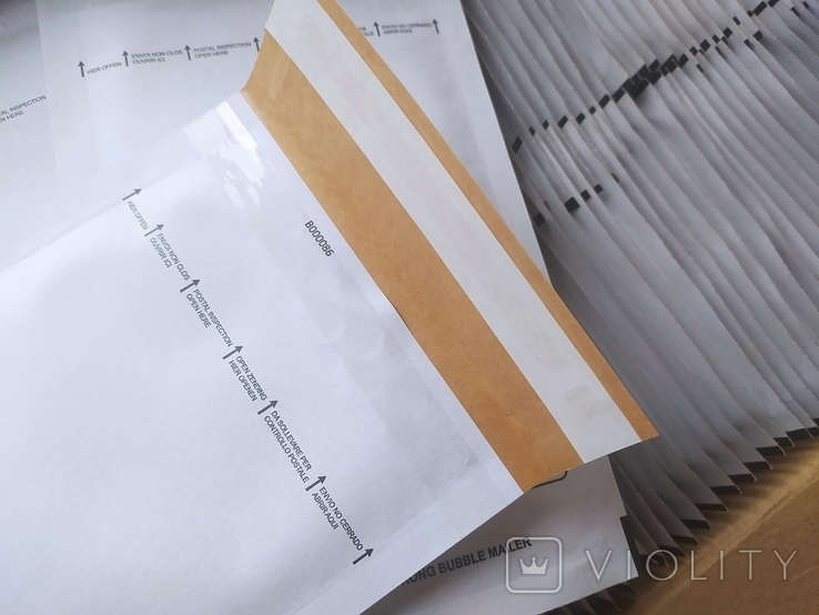 Бандерольные конверты В12 115х215, 50 шт, Польша, Strong, картонные, фото №5