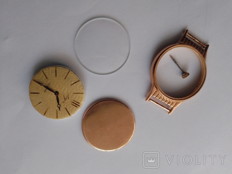 Часы, золото, механика,Унисекс, точный ход, фото №8