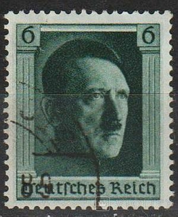 1937 - Рейх - 48 років Гітлера Mi.646 гаш