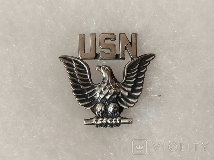 Кокарда - USN - Insignia, Service Hat and Service Cap, E.W., фото №2