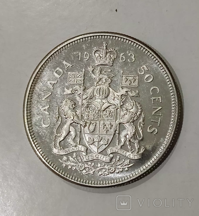 50 центов 1963 года Канада, фото №4