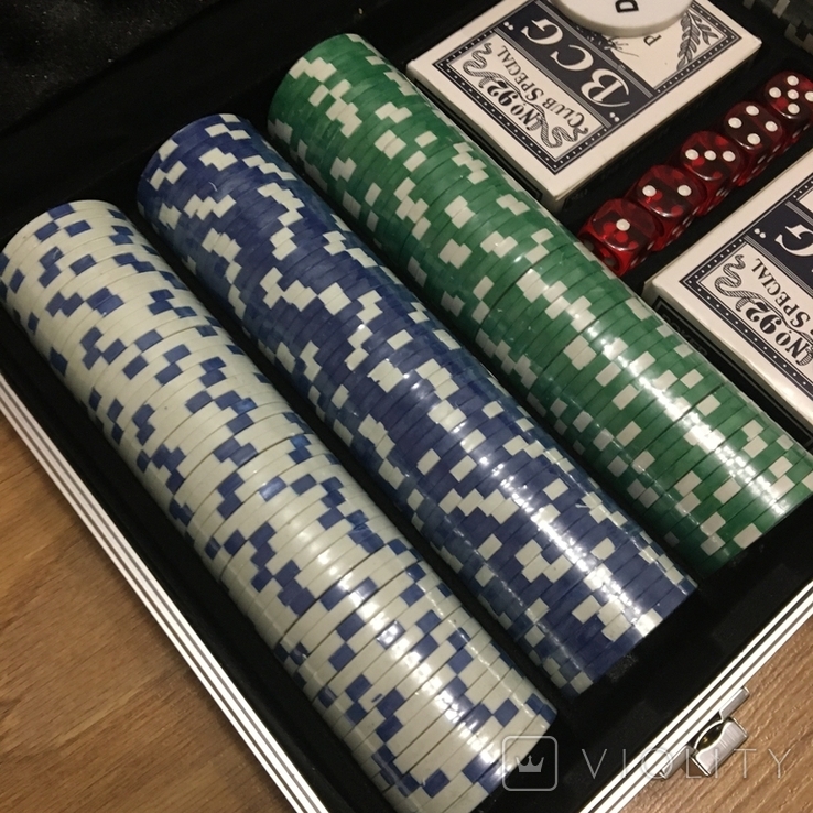 Набір для гри в покер 300 фішок., фото №5
