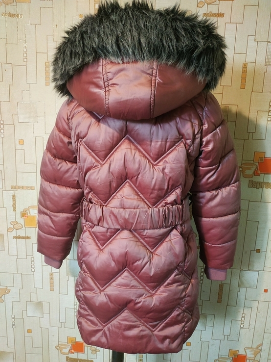 Куртка тепла зимня для дівчинки F &amp; F на 5-6 років, фото №7