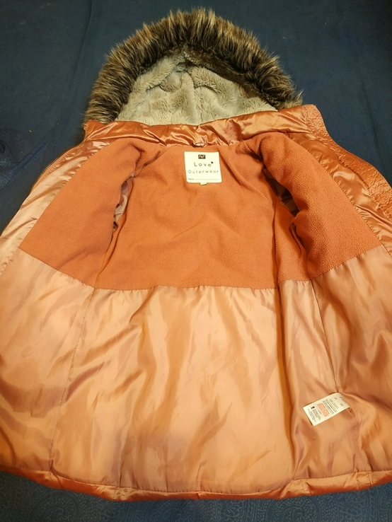 Куртка тепла зимня для дівчинки F &amp; F на 5-6 років, фото №9