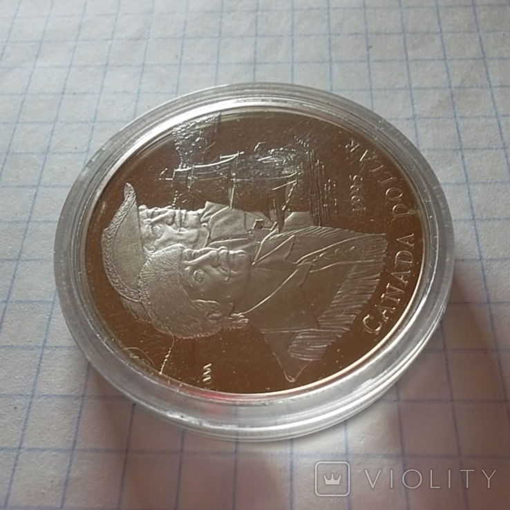 Канада 1 долар, 1995 325 років Компанії Гудзонової затоки, фото №8